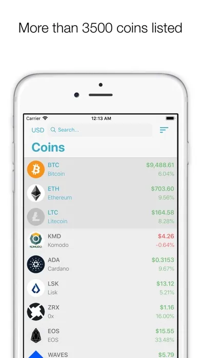 Coink - Crypto Price Tracker Screenshots