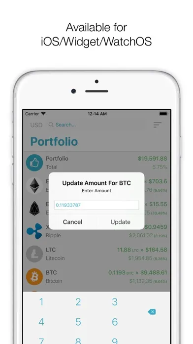 Coink - Crypto Price Tracker Screenshots