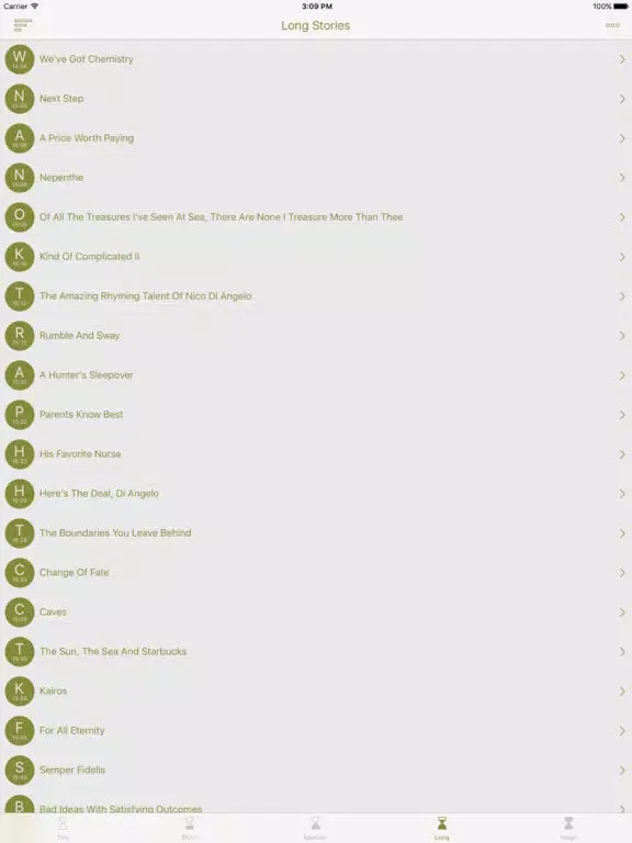 P.J. Fan Fiction iPad  স্ক্রিনশট