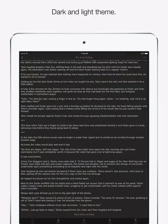 Capturas de tela do Real Person Fiction iPad 