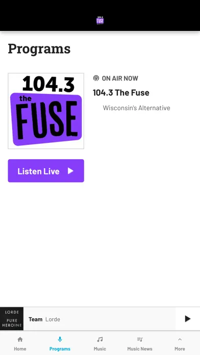 104.3 The Fuse স্ক্রিনশট