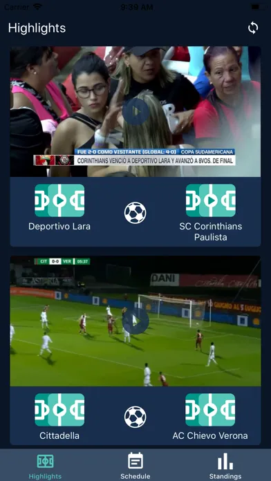Ball Hub - Football Highlights应用截图