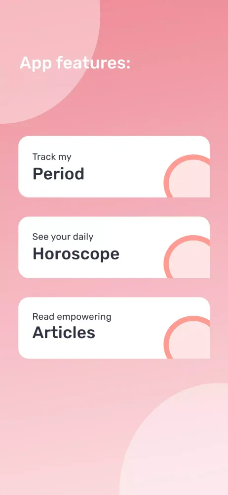 Woman App Screenshots