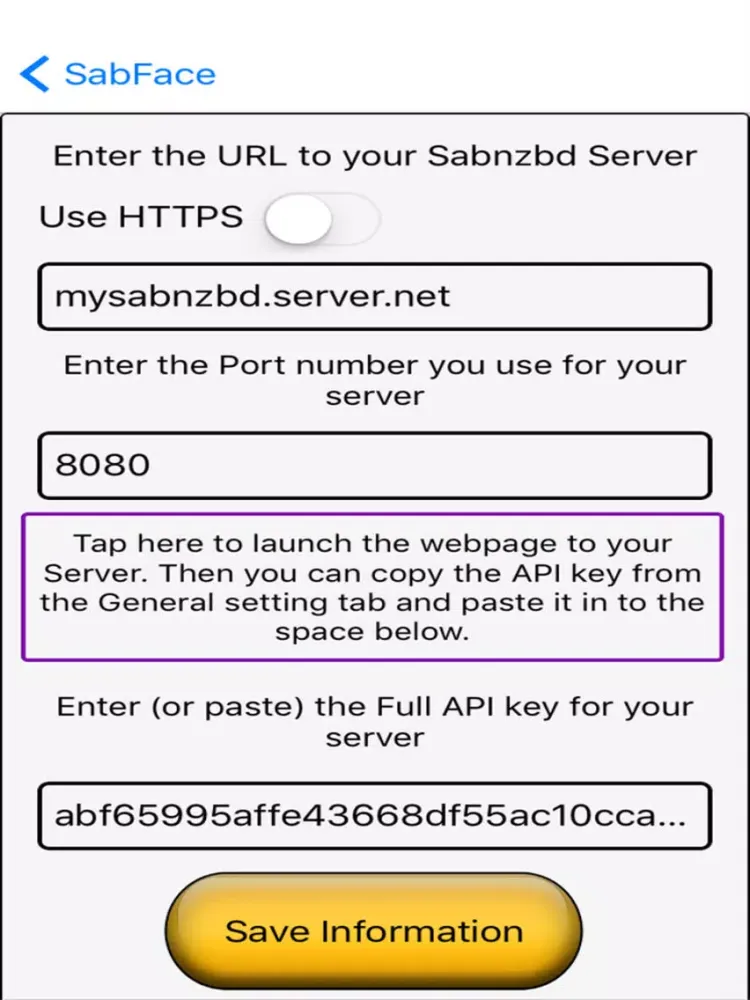 SabFace iPad  Screenshots