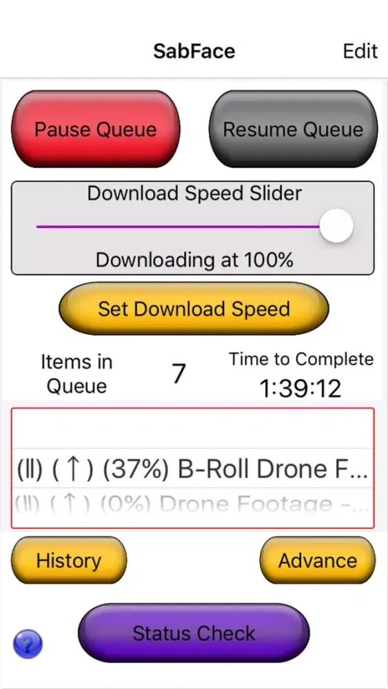 SabFace Screenshots