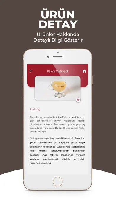 Kafe Turu - Dijital Menü Ekran Görüntüleri