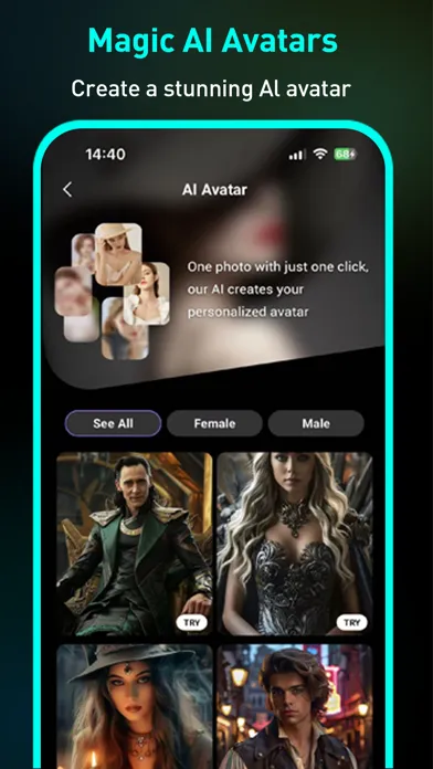 Tangkapan layar Pic AI - Create with AI