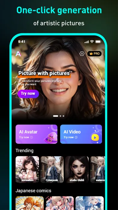 Tangkapan layar Pic AI - Create with AI