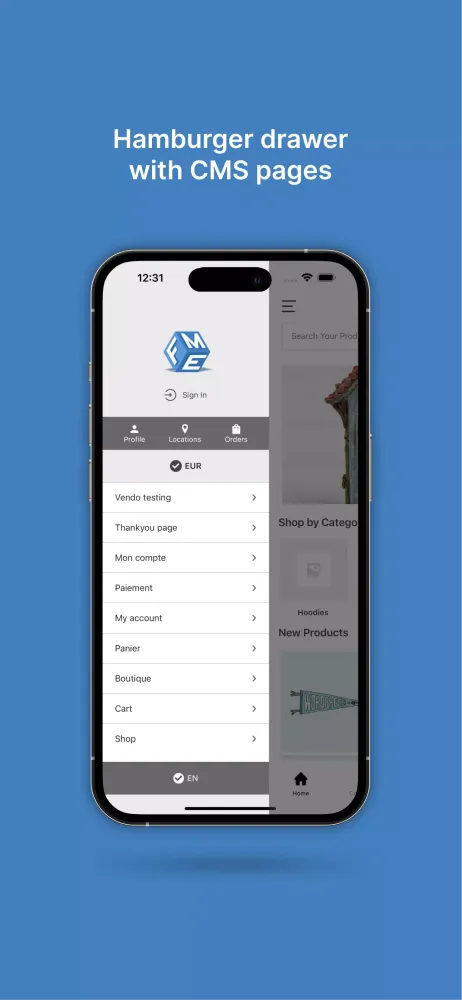 Скриншоты Mobile App Builder