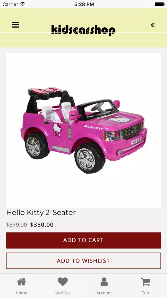 kidscarsshop Screenshots