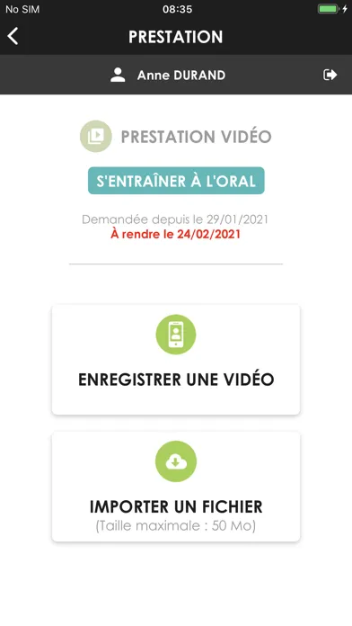 Mon oral Projet Voltaire 스크린샷