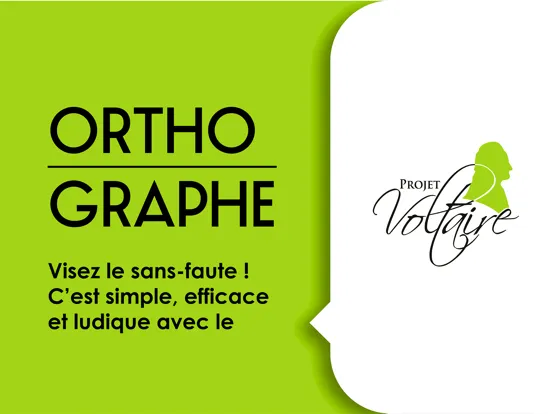 ภาพหน้าจอของ Orthographe Projet Voltaire iPad 