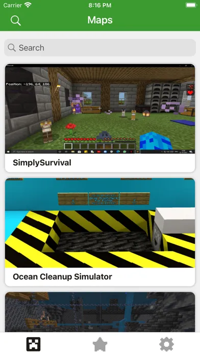 Capturas de pantalla de MCPE Maps and Worlds