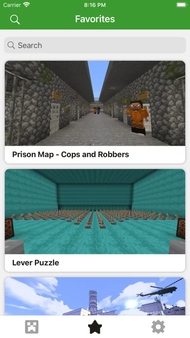 Capturas de pantalla de MCPE Maps and Worlds