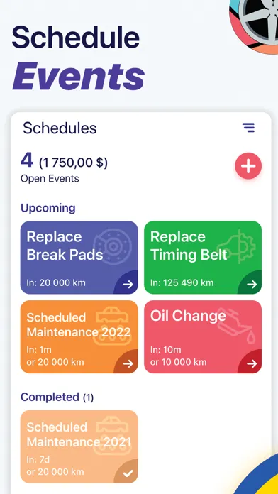 Captures d'écran de CarStory: Expenses and Mileage