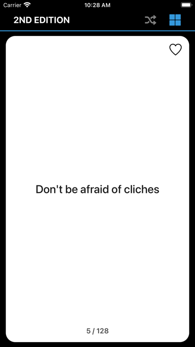 Скриншоты Oblique Strategies: All Cards