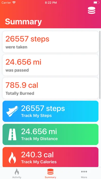 Track My Calories: Burn kcal سکرین شاٹس