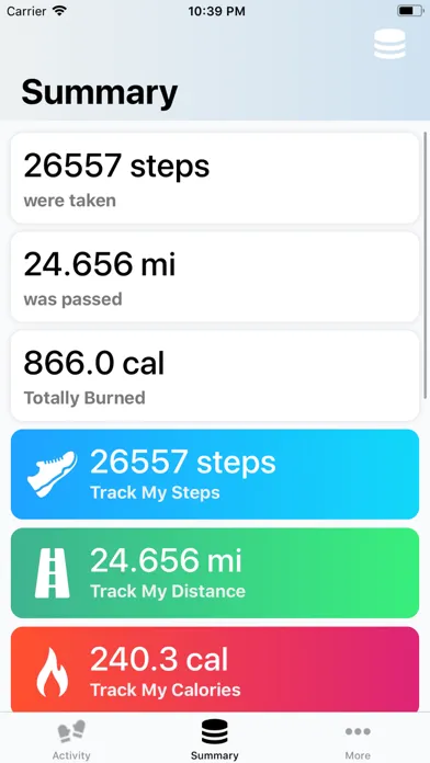 Ảnh chụp màn hình của Winter Sports: Track Calories