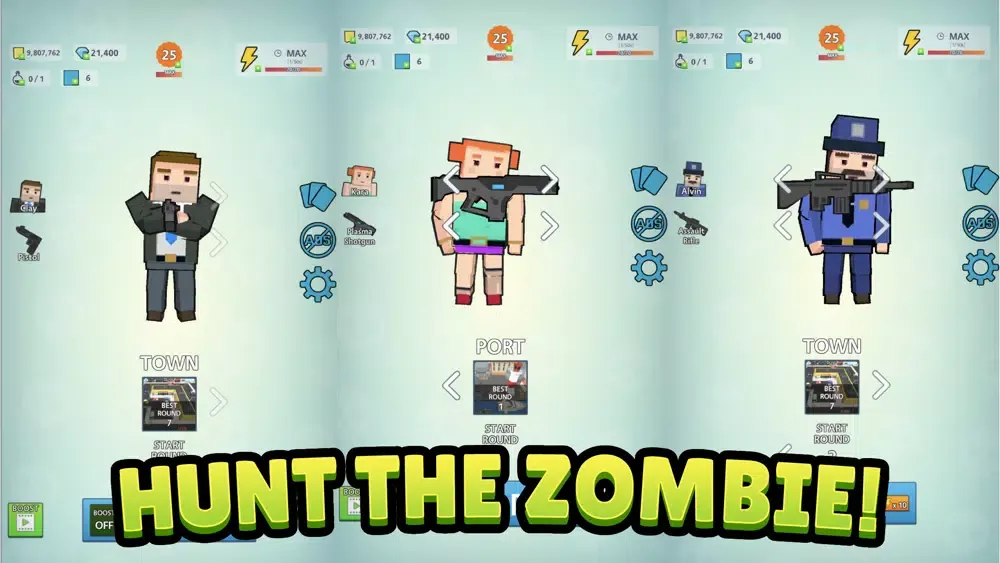 ภาพหน้าจอของ Zombie Shooter : The Hunt
