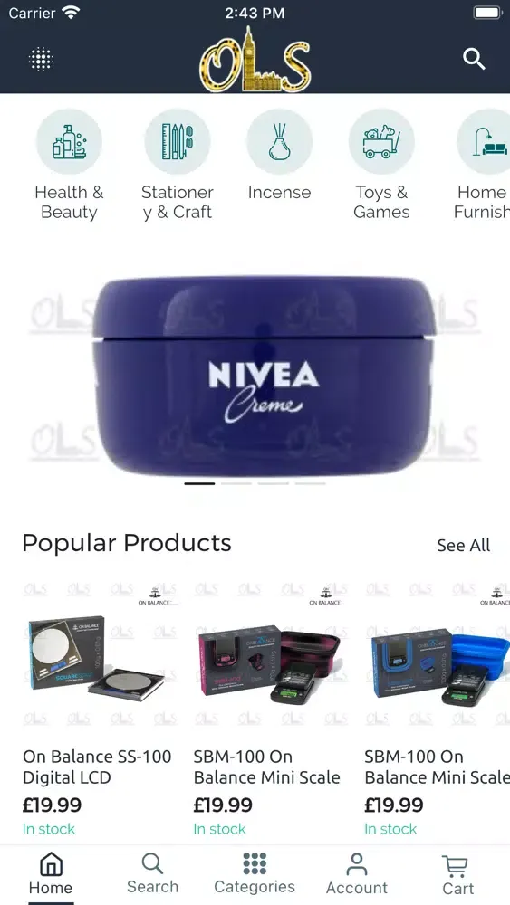 Online London Store Screenshots