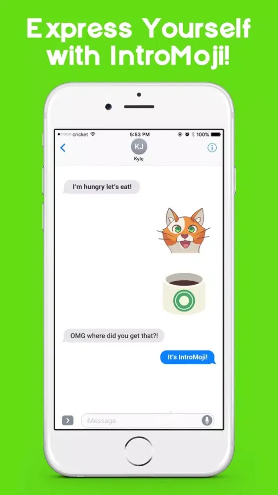 Скриншоты IntroMoji - Emojis & Stickers for Introverts