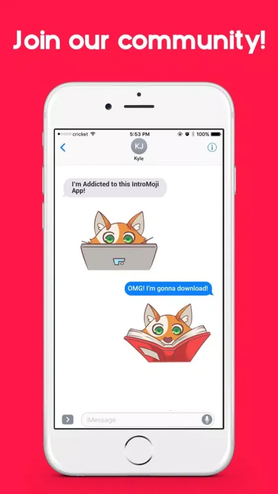 Скриншоты IntroMoji - Emojis & Stickers for Introverts
