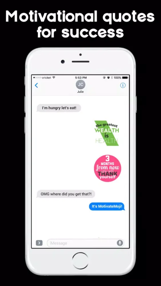 Tangkapan layar MotivateMoji - Emoji & Sticker