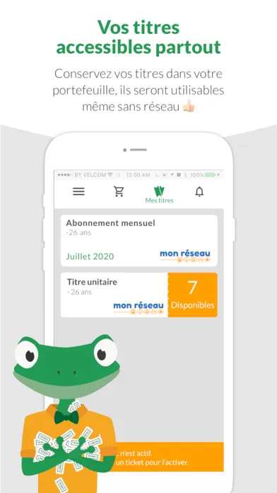 Wop m-ticket Screenshots