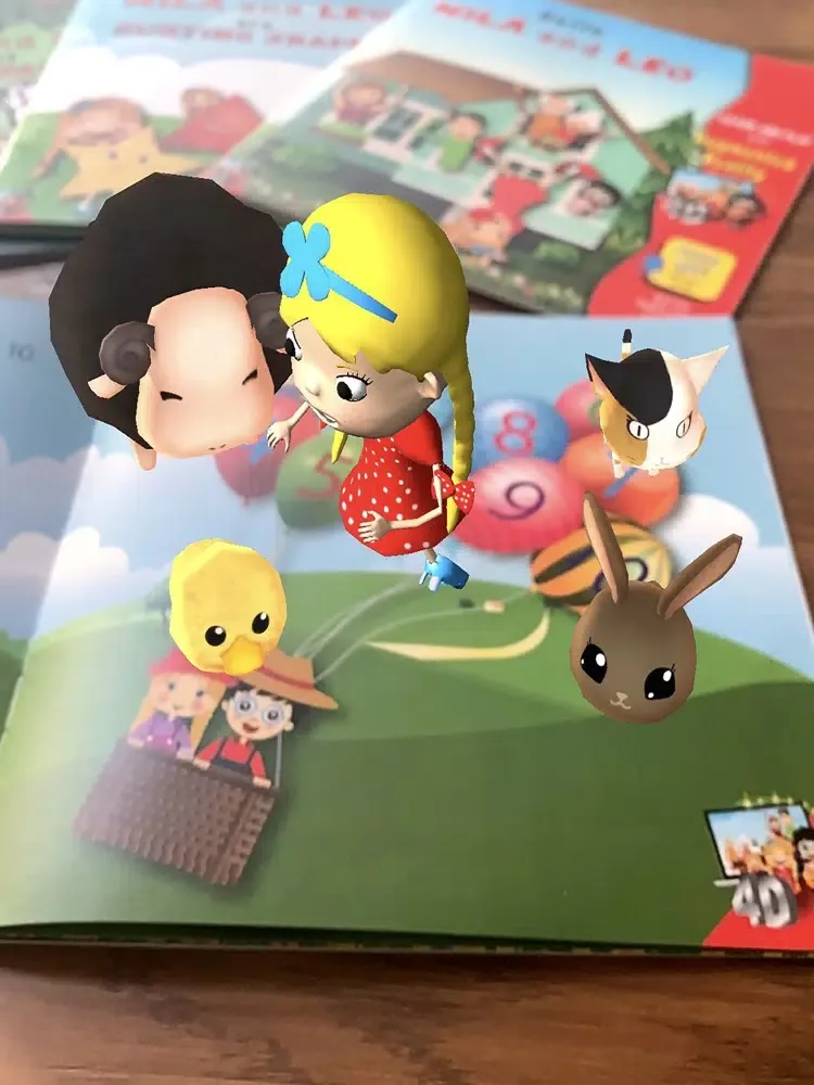 Скриншоты Mila & Leo AR iPad 