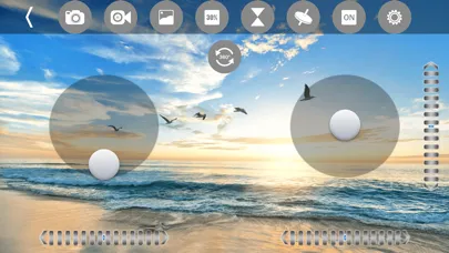 Capturas de tela do FY-Quadcopter
