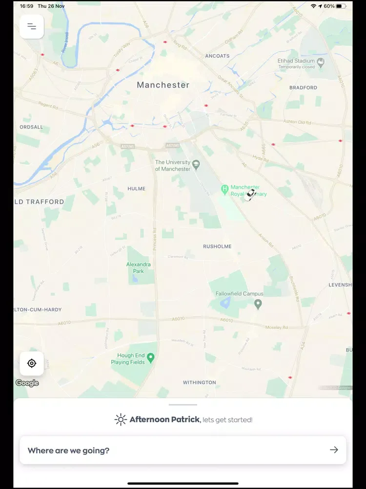 BlueStar Taxis - Worcester iPad  スクリーンショット