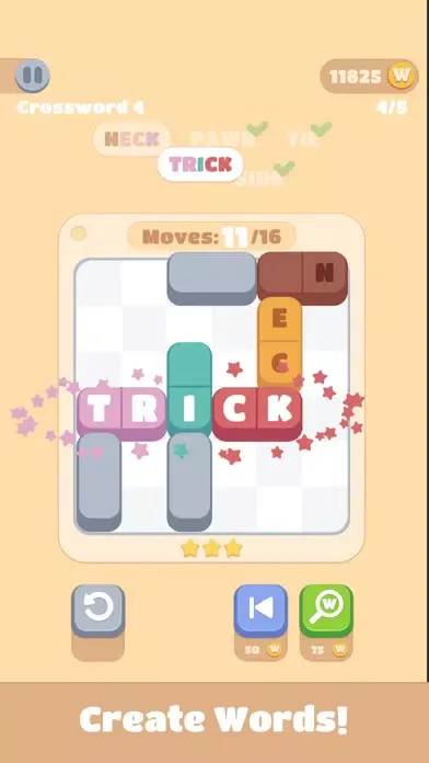 Capturas de tela do Word Blocks Puzzle