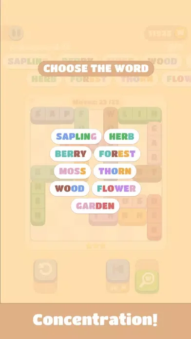 Capturas de tela do Word Blocks Puzzle