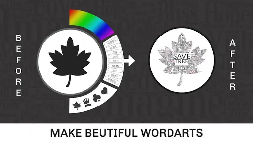Ảnh chụp màn hình của Word Art Creator - Word Cloud