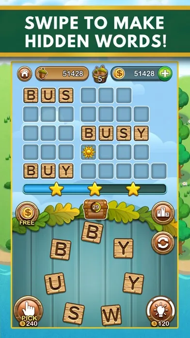 Ảnh chụp màn hình của Word Forest: Word Games Puzzle