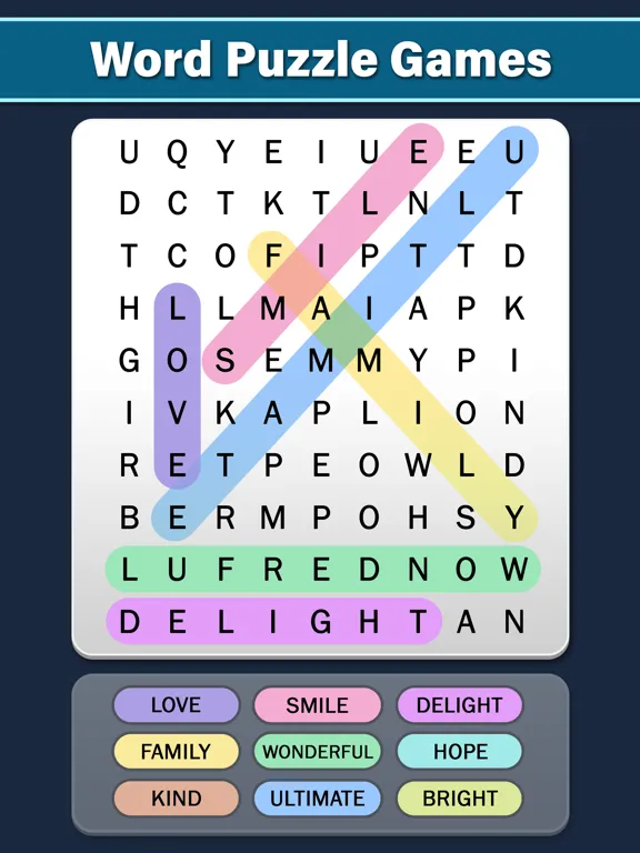 صور Word Search · iPad 