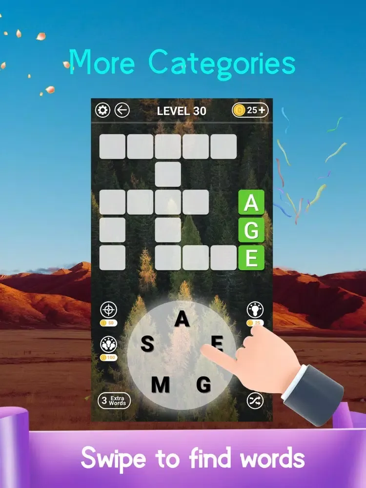 Word Now - Word Search Game iPad  스크린샷