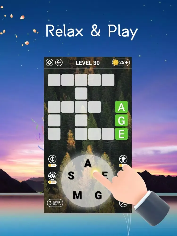 Word Now - Word Search Game iPad  스크린샷
