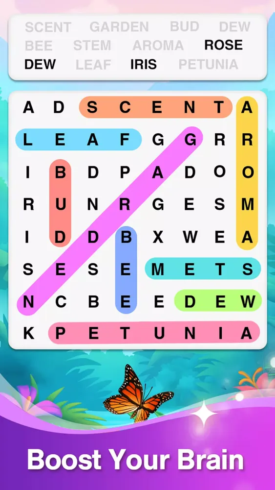 Captures d'écran de Word Search