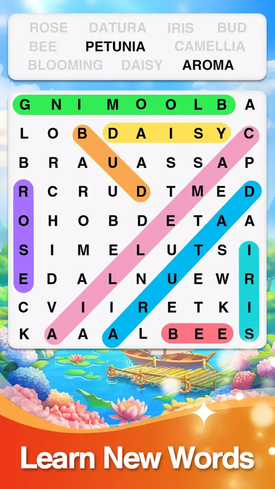 Captures d'écran de Word Search