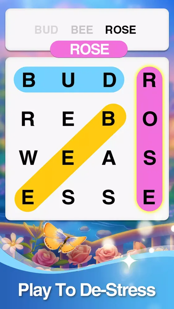 Captures d'écran de Word Search