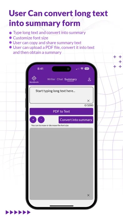 Zrzuty ekranu WordSmith-Ai Assistant