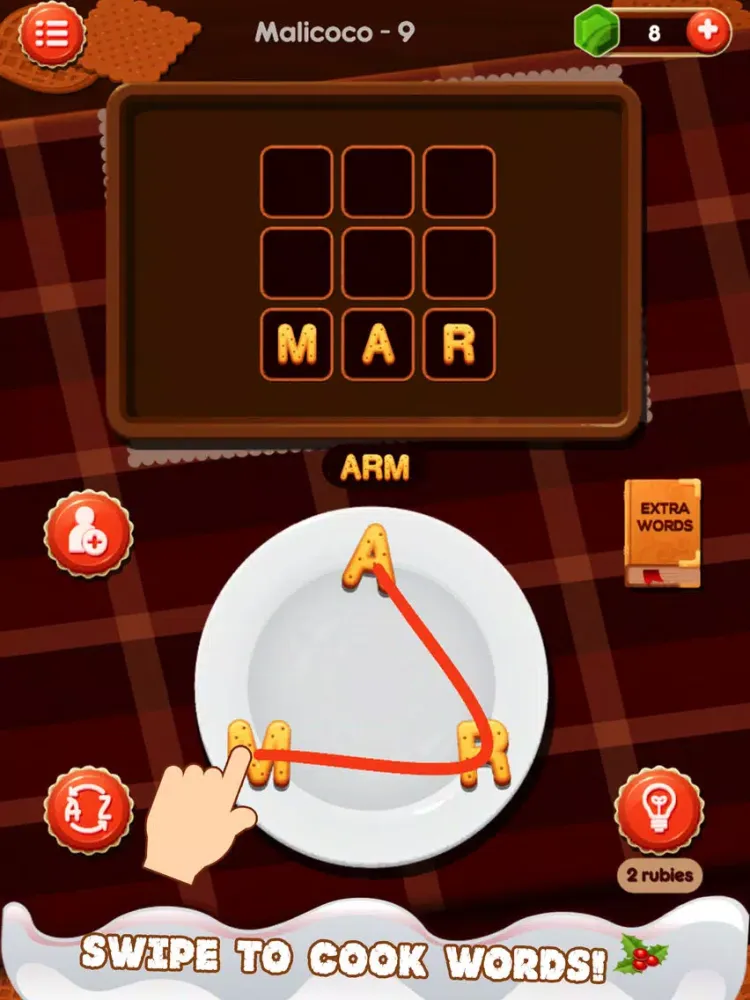 Word Cooker - Cook tasty words iPad  Screenshots