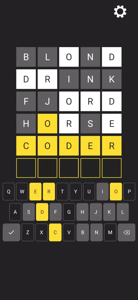 Ảnh chụp màn hình của Wordley Challenge: Word Daily