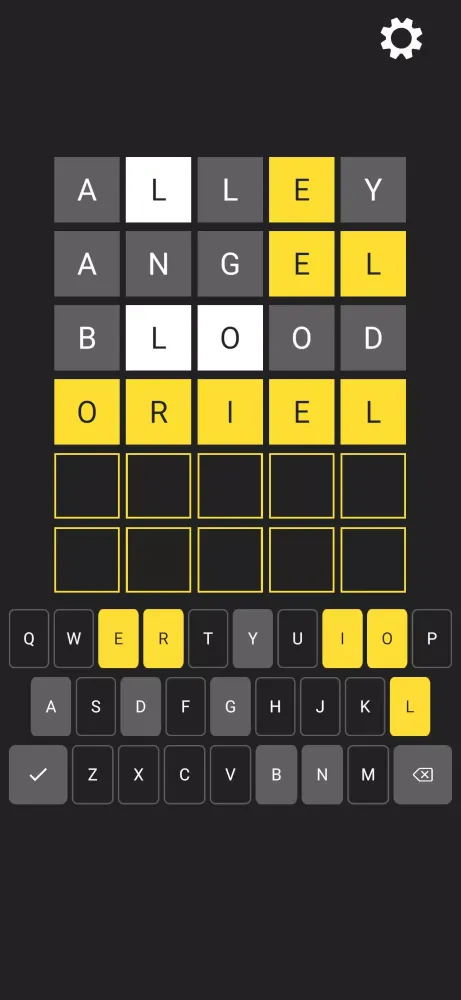 Ảnh chụp màn hình của Wordley Challenge: Word Daily