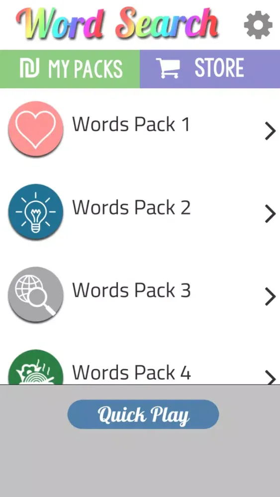 ภาพหน้าจอของ Word Search Colorful Puzzle
