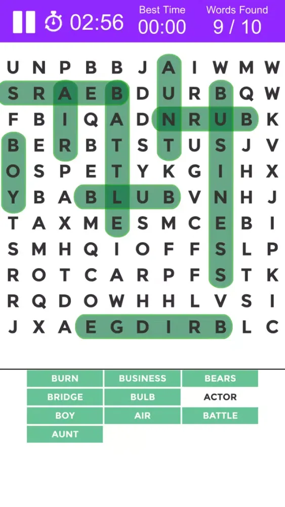 ภาพหน้าจอของ Word Search Colorful Puzzle