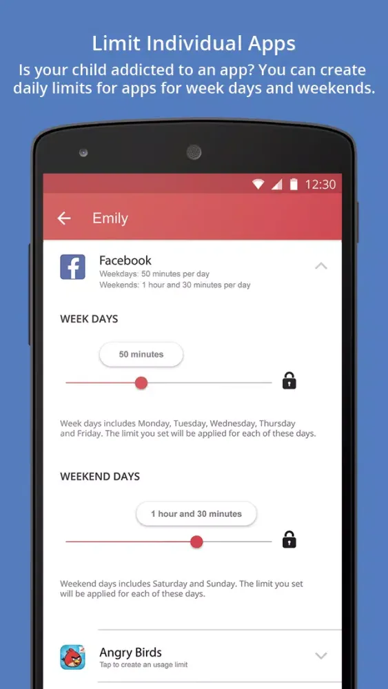 WordKik Parental Control Ekran Görüntüleri