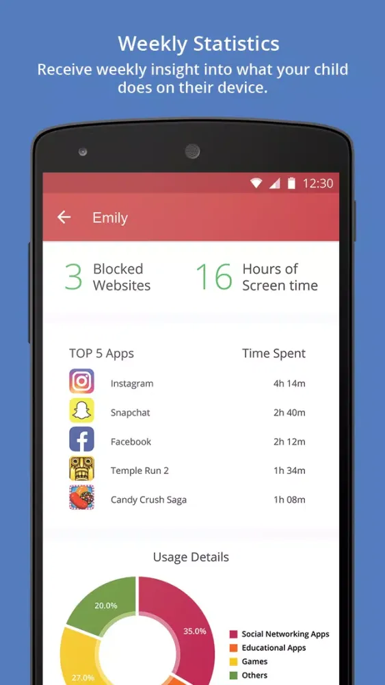 WordKik Parental Control Ekran Görüntüleri
