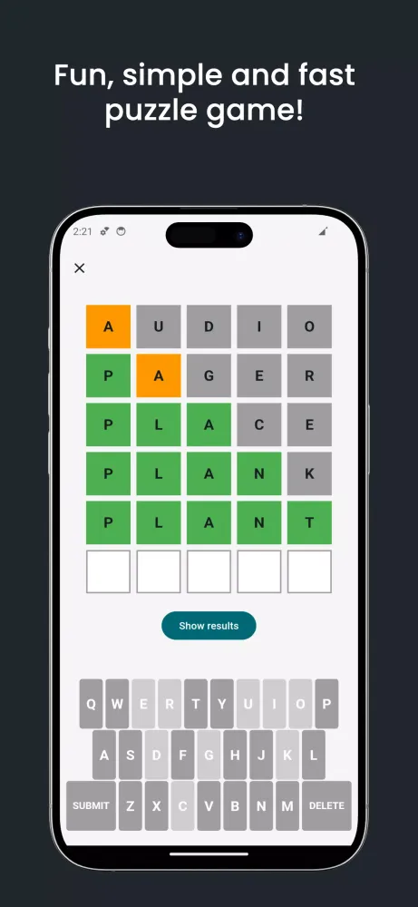 صور Wordly VS - 2 player word game